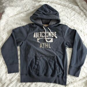 Abercrombie & Fitch Men's Navy Hoodie